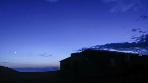 Clouds over the house Stock Footage 147627752