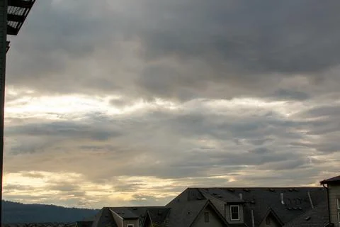 Clouds over Issaquah Stock Photos