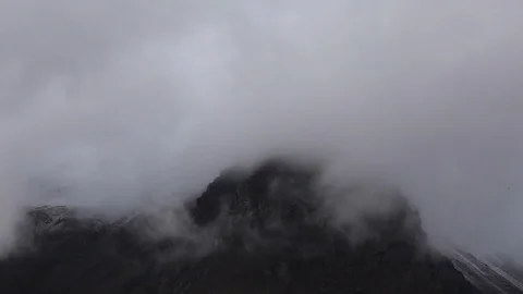The clouds over the Karakoram Mountains View Stockbeeldmateriaal 115577726
