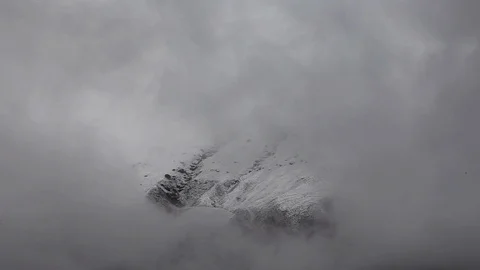Clouds over Karakoram Mountains View Stock Footage 115578116