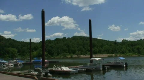 Clouds over Lake HD Stock Footage 475245