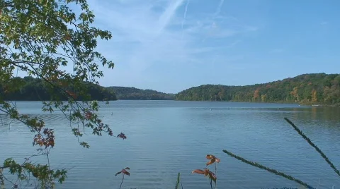 Clouds over Lake HD Stock Footage 604665