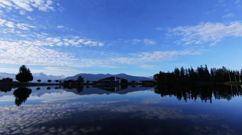 Clouds over a lake - Switzerland Stock Footage 41502144