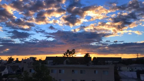 Clouds Over Los Angeles 2 Video stock 95878643