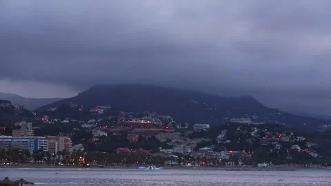 Clouds over Malaga Stock Footage 248239304