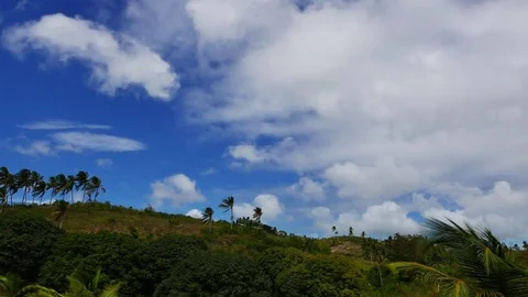 Clouds over Manjuyod Hills (Time Lapse) Stock Footage 76916347