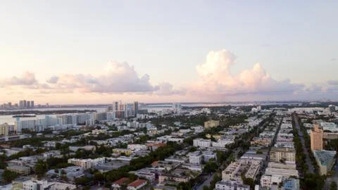 Clouds over Miami Stock Photos