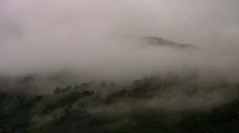 Clouds over mountain 04 Stock Footage 641552