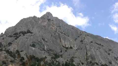 Clouds over the mountain Видео 106454027