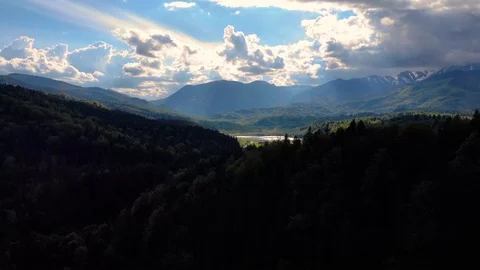 Clouds over the mountain 스톡 동영상 116990546