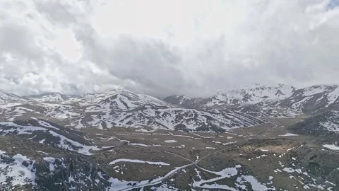 Clouds over mountain hills Stock Footage 267754723