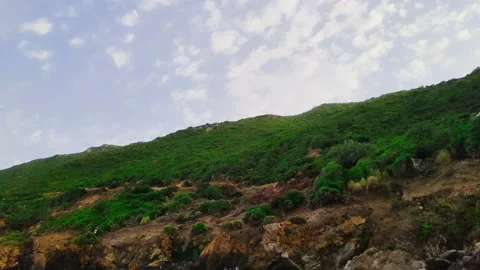 Clouds over mountain Time-Lapse Stock Footage 161710941