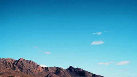 Clouds over mountain. Timelapse Stock Footage 151870791