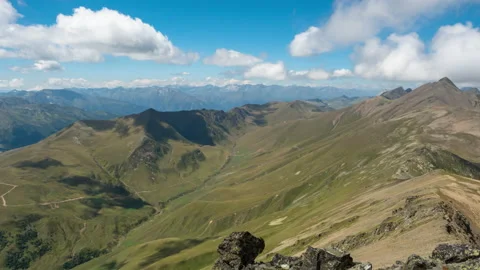 Clouds over the mountain valley 動画素材 149729582