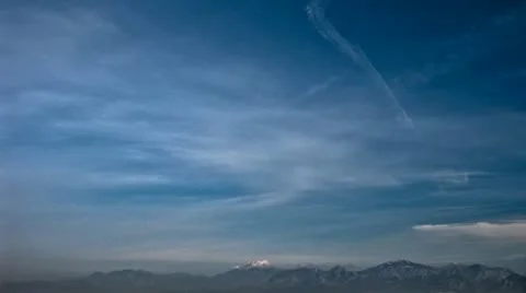 Clouds over Mountains Video stock 11132655