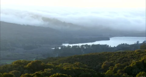 Clouds Over Mountains Stock Footage 46999843