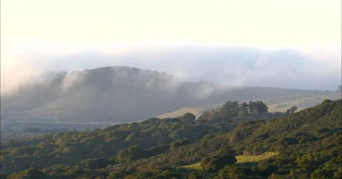 Clouds Over Mountains Stock Footage 47000204