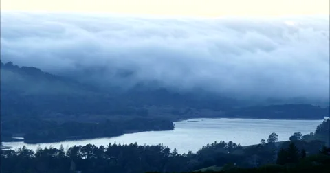 Clouds Over Mountains Stock Footage 47000911