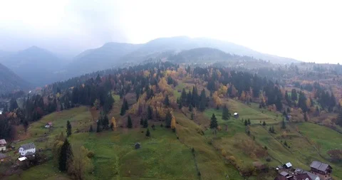 Clouds over the Mountains Stock Footage 97792966