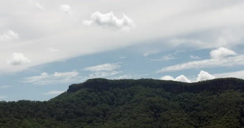 Clouds over the mountains Stock Footage 137504088
