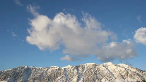 Clouds Over The Mountains Stock-Footage 149730982