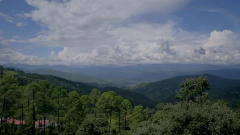 Clouds over the mountains Stock Footage 202006501