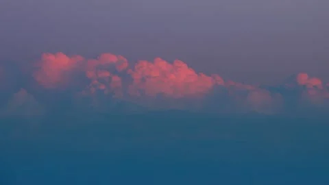 Clouds over the Ocean at Avery Point Sunset Connecticut Timelapse Video stock 226880744