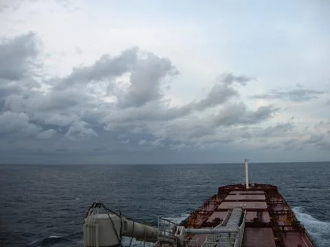 Clouds over the Ocean Stock Photos