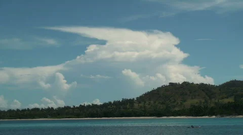 Clouds over Pagudpud Stock Footage 637157
