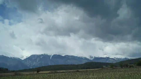 Clouds over Pirin mountain, time lapse. Stock Footage 188125146