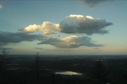 Clouds over Plains Stock Footage 26186406
