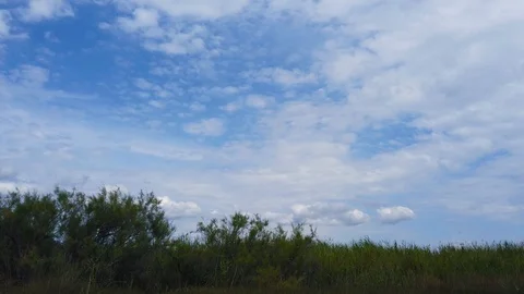 Clouds over the Prairie (Time Lapse, 60 fps) Stock Footage 115206754