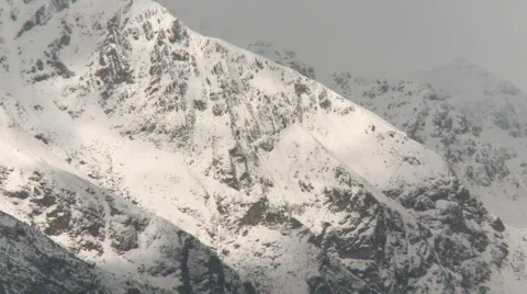 Clouds over ridge Stock Footage 1788788