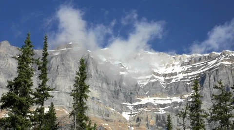 Clouds over the  Rockies, Time Lapse 스톡 동영상 1064783
