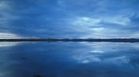 Clouds over Sea Stock Footage 12613902