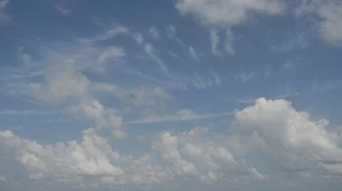 Clouds over the sea Stock Footage 67442495