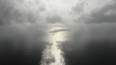 Clouds over the sea Видео 96684248