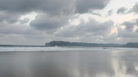 Clouds over the sea Stock Footage 340004892