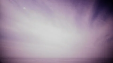 Clouds over sea, hazy day. time lapse Stock Footage 127618668