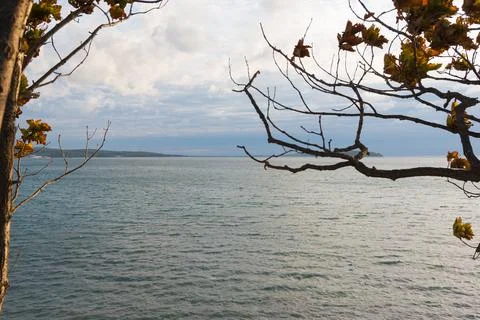 Clouds over the sea Stock Photos