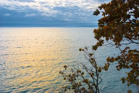 Clouds over the sea Stock Photos