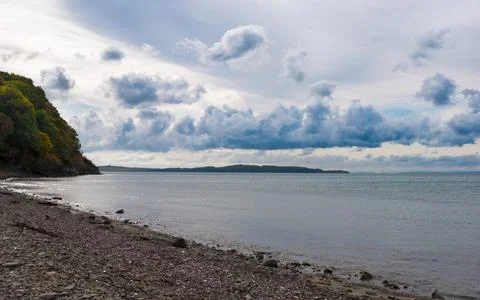 Clouds over the sea Foto stock