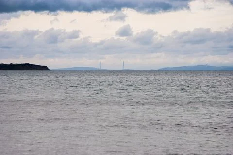 Clouds over the sea Stock Photos