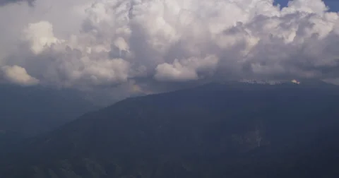 Clouds Over Sequoia National Park Stock Footage 37711898