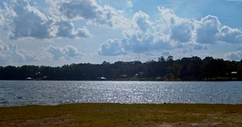 The Clouds Over Smith Lake Stock Footage 110965196