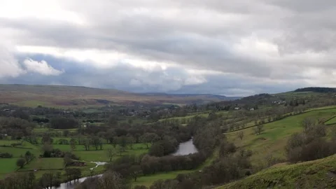 Clouds over Teesdale Stock-Footage 265594516