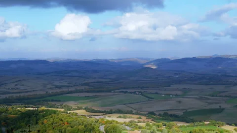 Clouds over Tuscany. Time Lapse Stock Footage 106456470