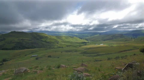 Clouds over the Valley Stock Footage 48704799