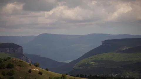 Clouds over the valley Stock Footage 50127129