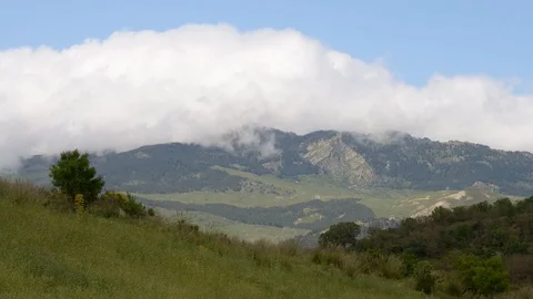 Clouds over the valley Stock Footage 110903793
